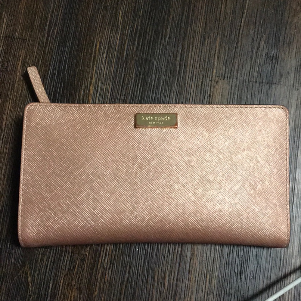 Rose Gold Kate Spade Wallet